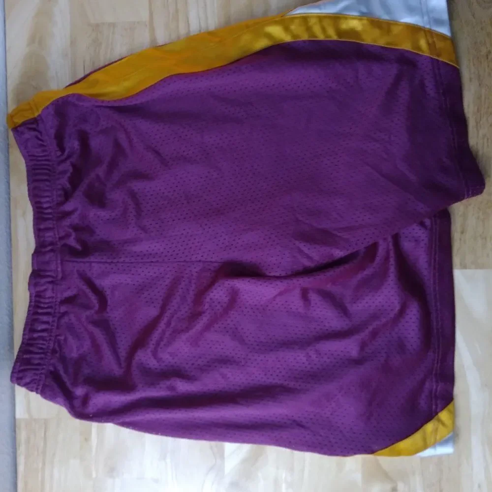 Vintage Nike Color Block Athletic Basketball Mesh Shorts